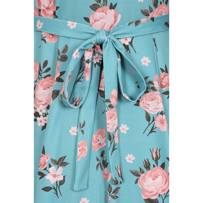 Lyra Dress - Powder Pink Roses