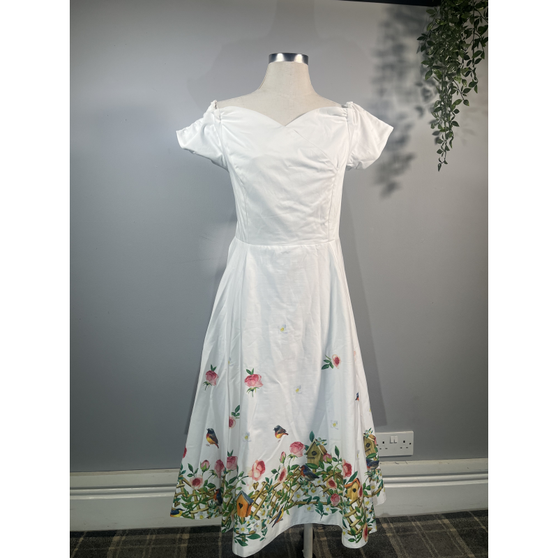 Liliana Dress - Flower Garden (16), Lady V London