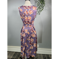 Thumbnail for Eloise Dress - Purple Bird (10), Lady V London