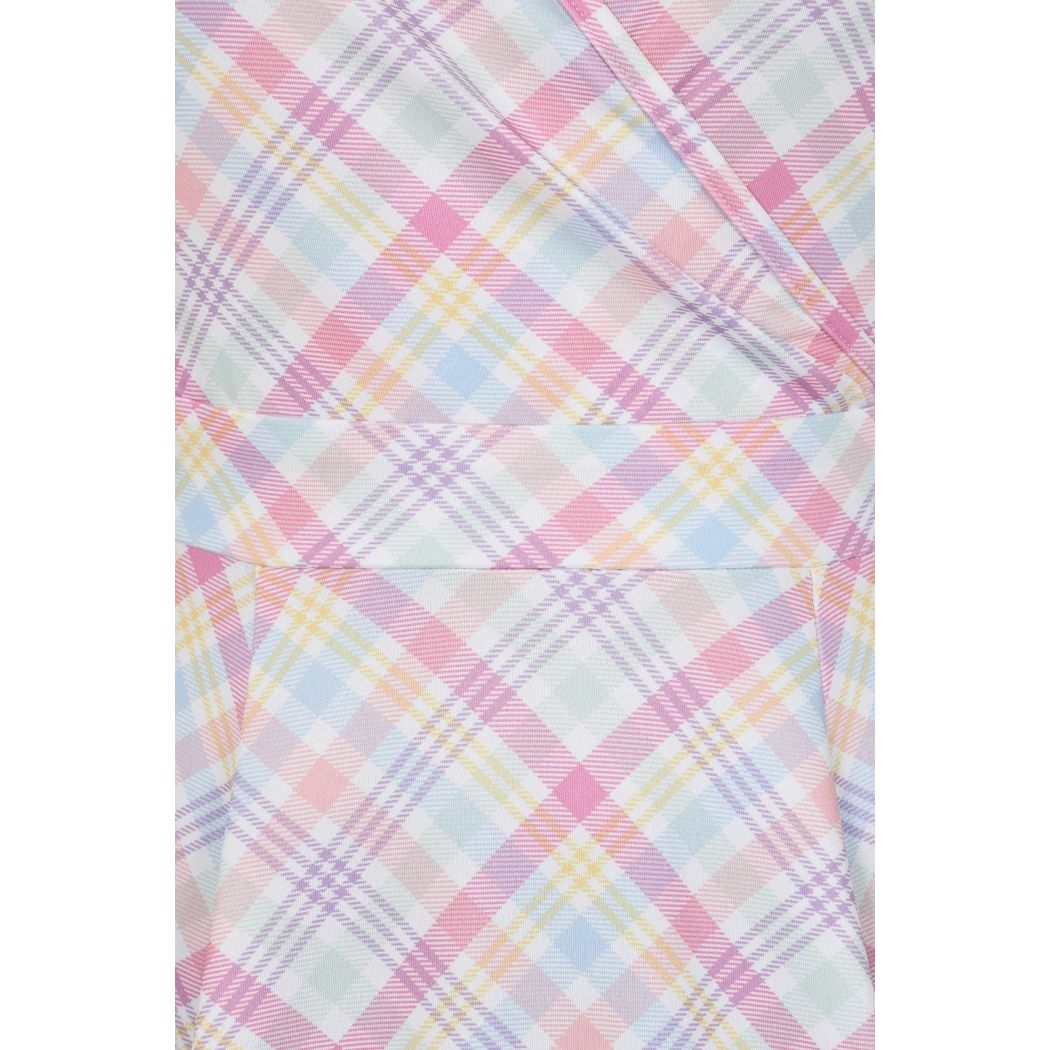 Lyra Dress - Pastel Gingham, Lady V London