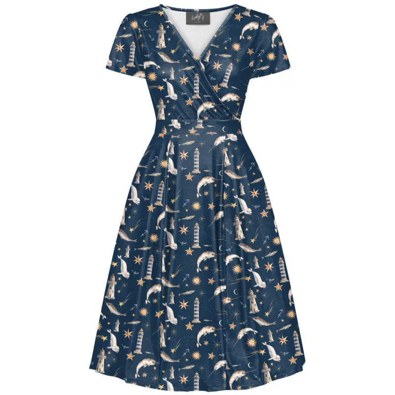 Lyra Dress - Narwhal Lighthouse