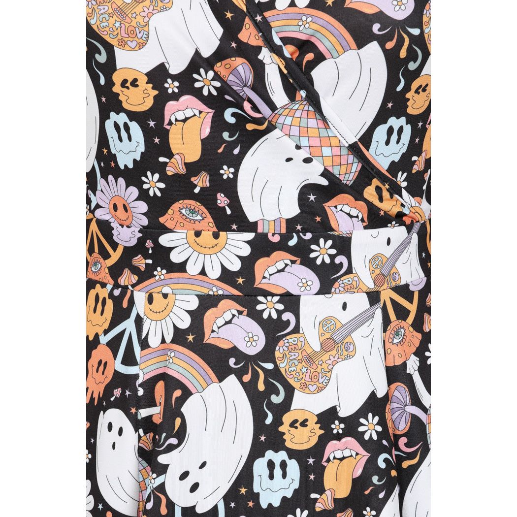 Lyra Dress - Groovy Ghosts