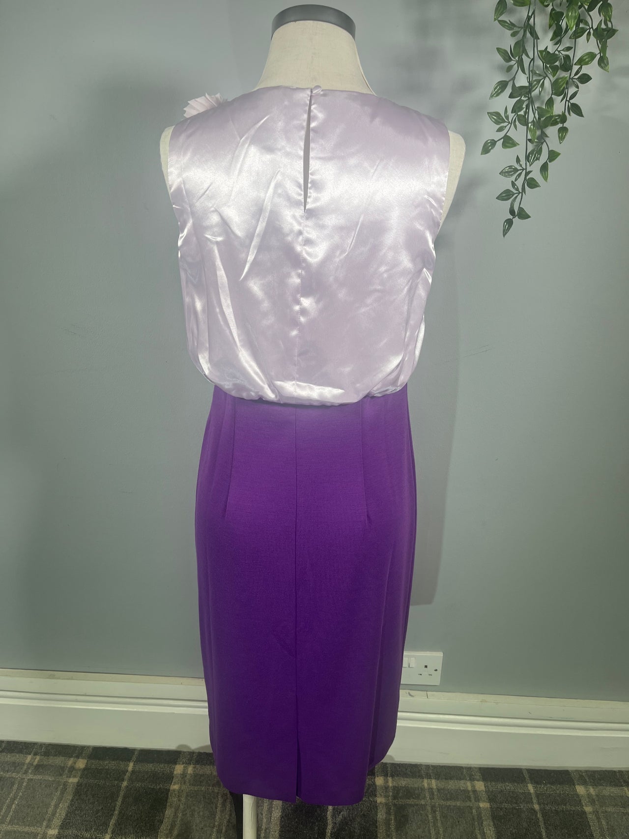 Lady V Dress - Purple Silk (14)