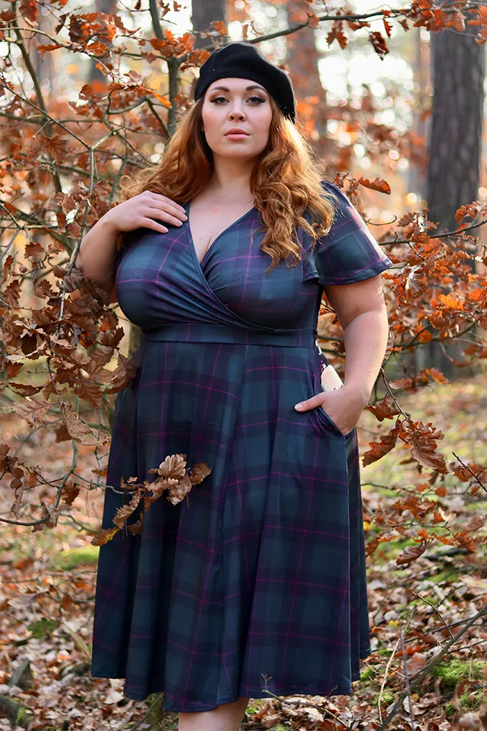 Lyra Dress - Tartan