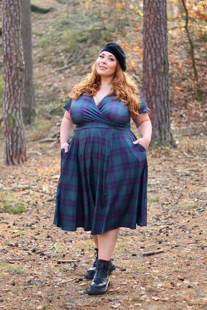 Lyra Dress - Tartan