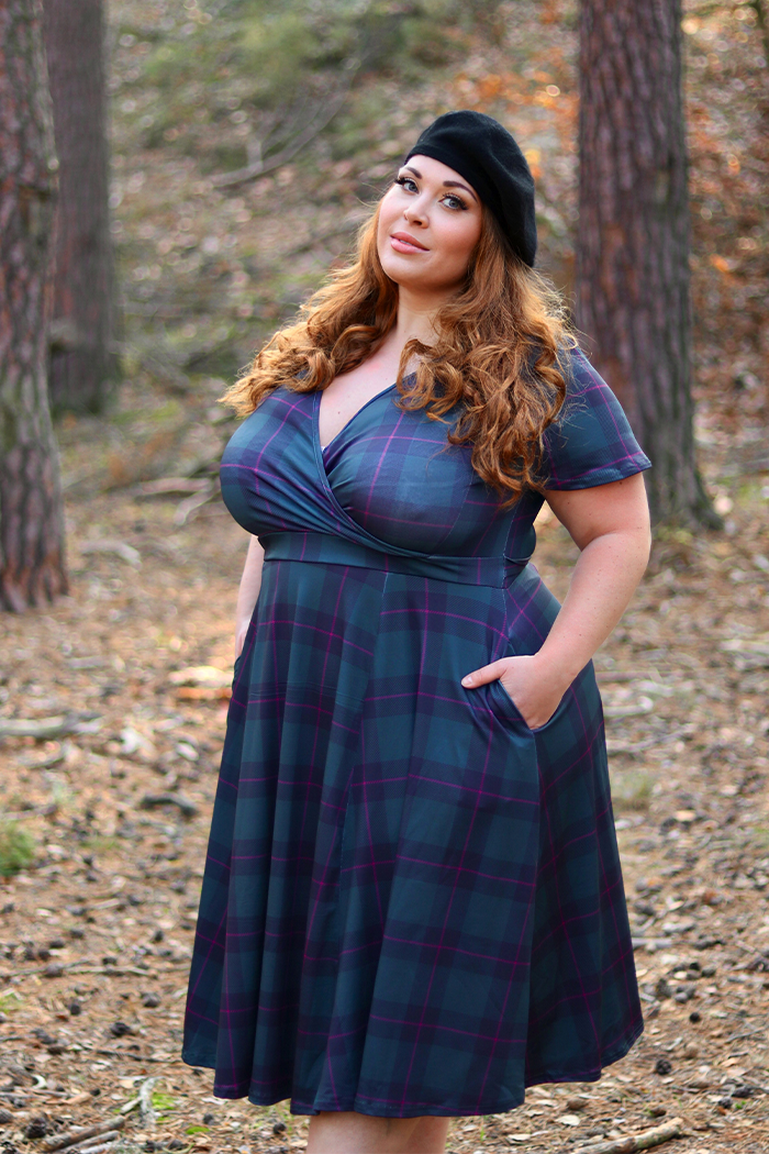 Lyra Dress - Tartan