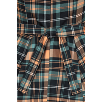 Thumbnail for Hepburn Dress - Autumn Tartan