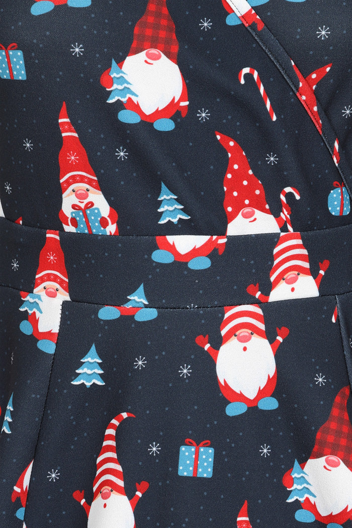 Lyra Mini Dress - Christmas Gnome, Lady V London