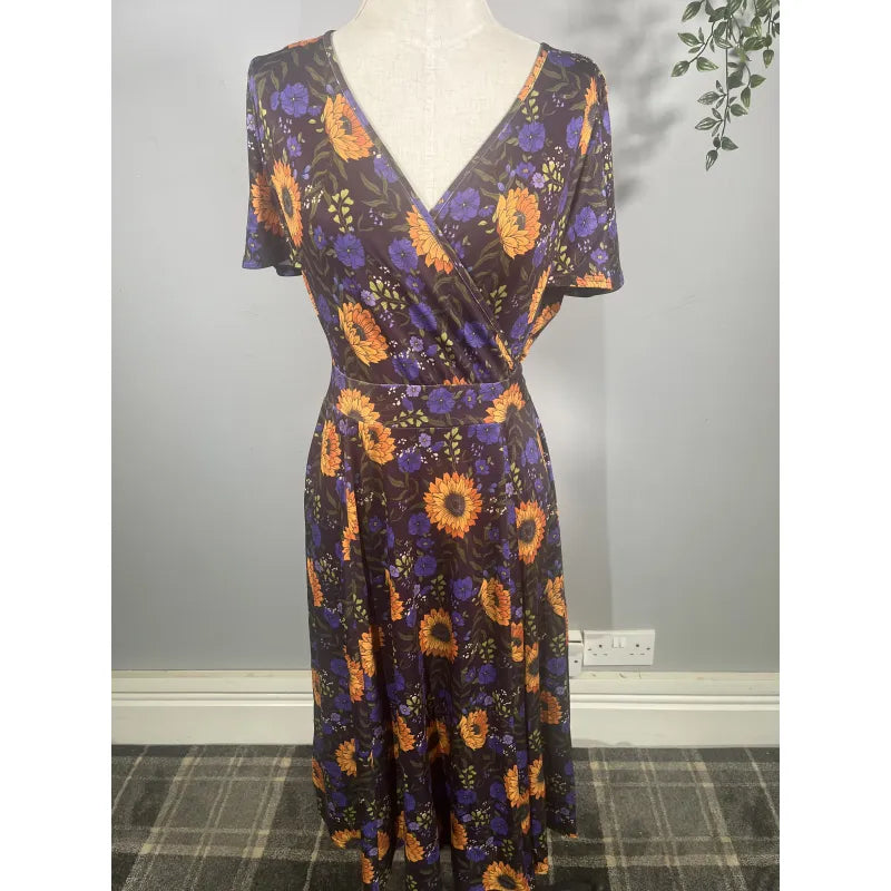 Lyra Dress - Sunflower (14), Lady V London