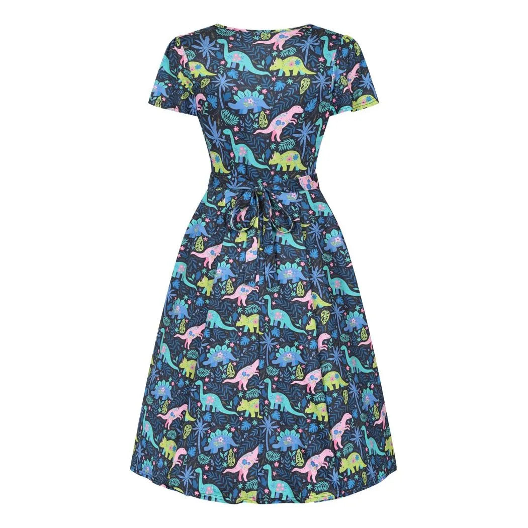 Lyra Dress - Floral Dino, Lady V London