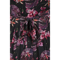 Thumbnail for Lyra Dress - Floral Skull