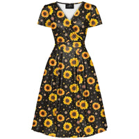 Thumbnail for Lyra Dress - Sparkle Sunflower