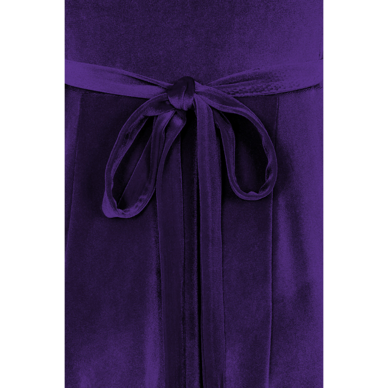 Lyra Maxi Dress - Purple Velvet