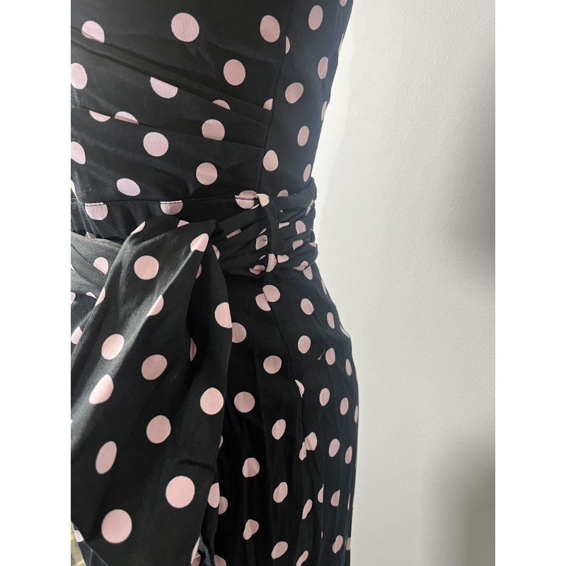 Lady V Dress - Black Polka (10), Lady V London