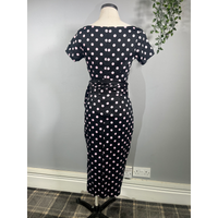 Thumbnail for Lady V Dress - Black Polka (10), Lady V London