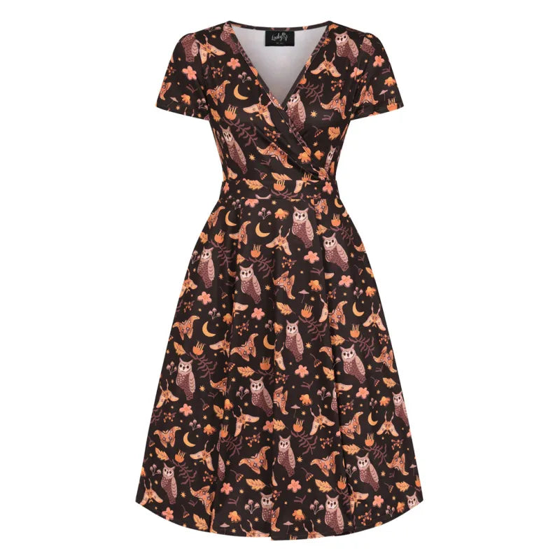 Lyra Dress - Wise Owl, Lady V London