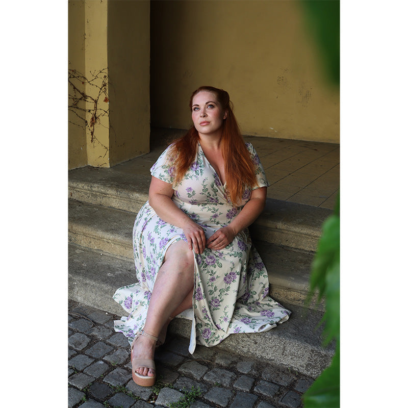 Lyra - Maxi Dress - Lilac Roses