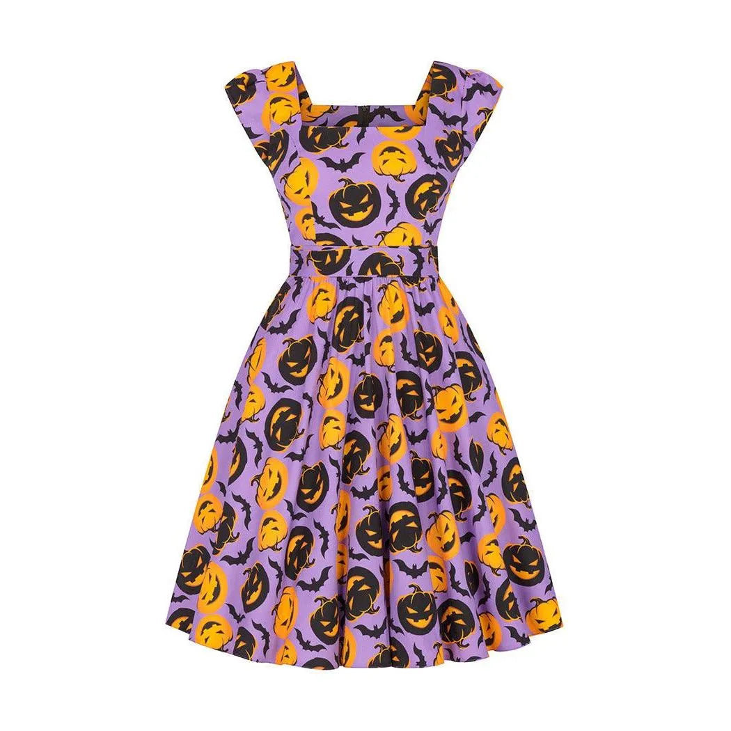 Swing Dress - Pumpkin, Lady V London