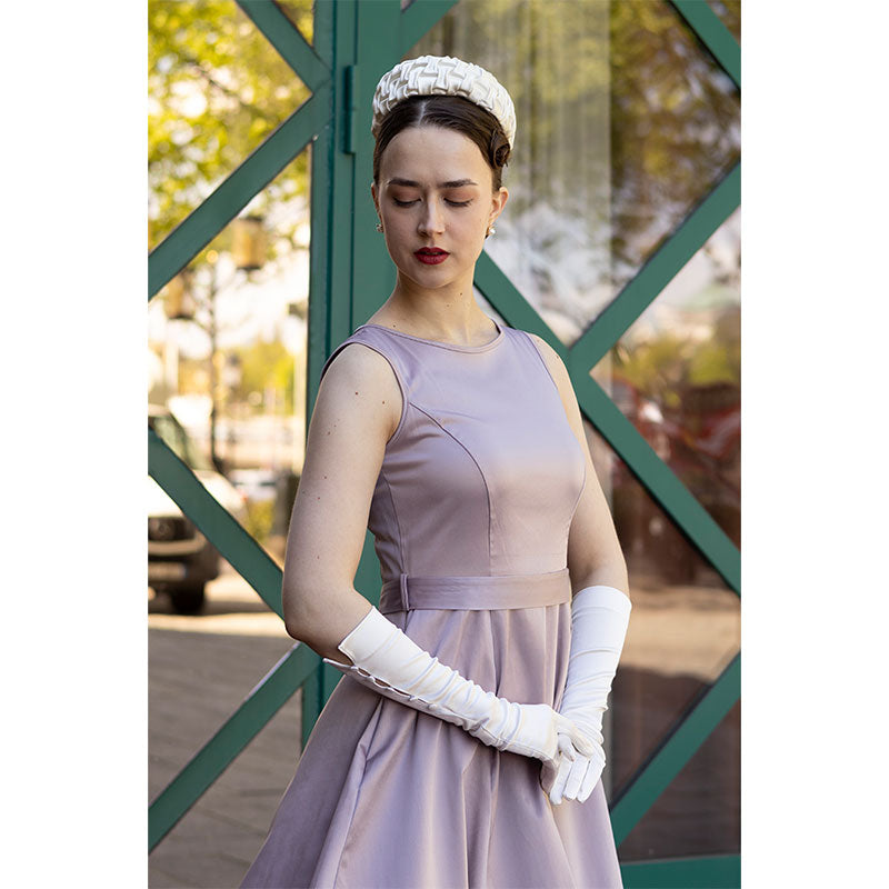 Hepburn Dress - Rose Quartz Sateen
