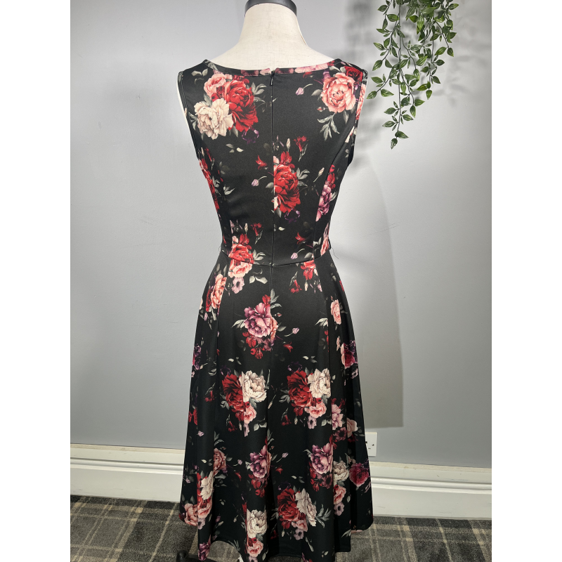 Hepburn Dress - Baroque Roses (12), Lady V London