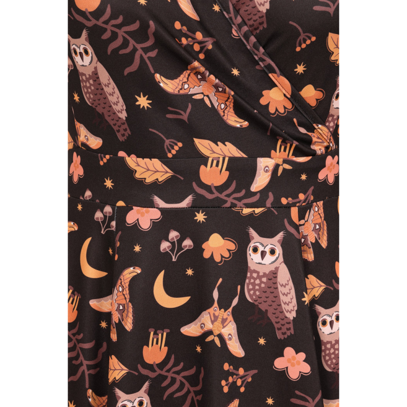 Lyra Dress - Wise Owl, Lady V London