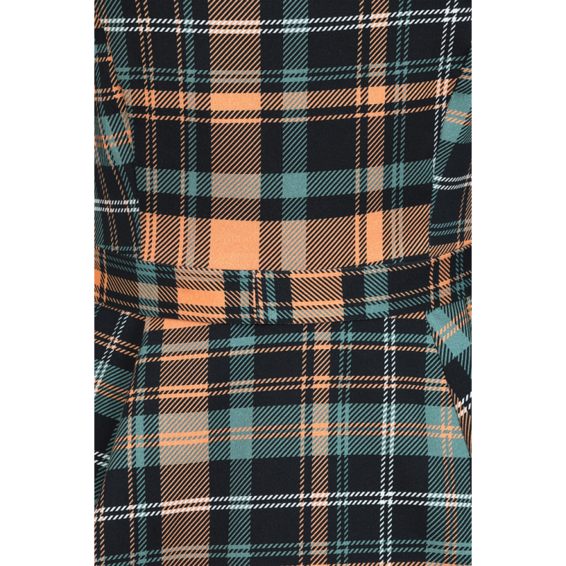 Hepburn Dress - Autumn Tartan