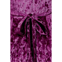 Thumbnail for Lyra Dress - Cranberry Crushed Velvet
