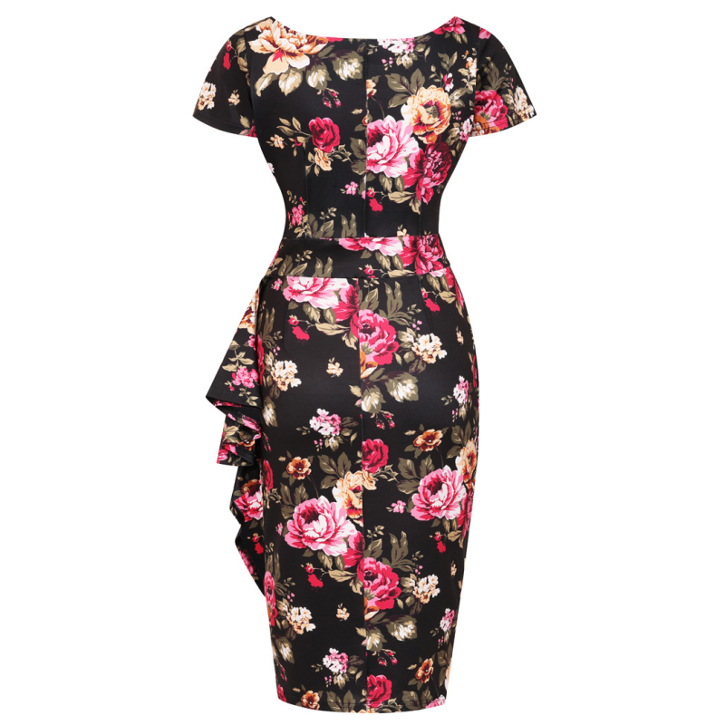 Elsie Dress - Date Night Roses