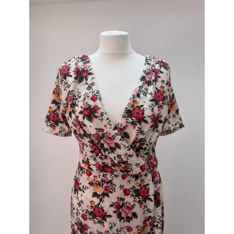 Lady V Dress - Cream Floral (10), Lady V London