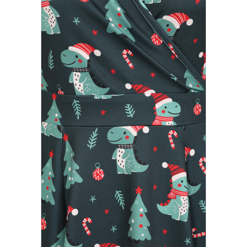 Lyra Dress - Cute Xmas Dino