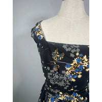 Thumbnail for Swing Dress - Blue Bellflower (08), Lady V London