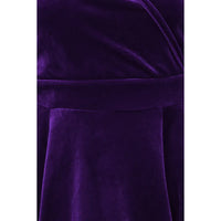 Thumbnail for Lyra  Dress - Purple Velvet