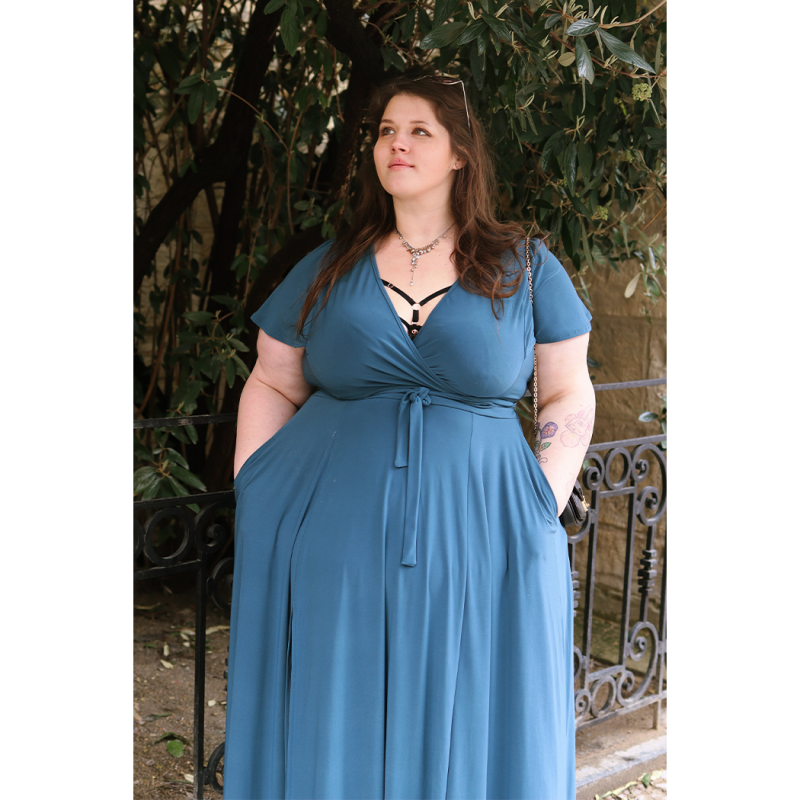 Lyra Maxi Dress Teal