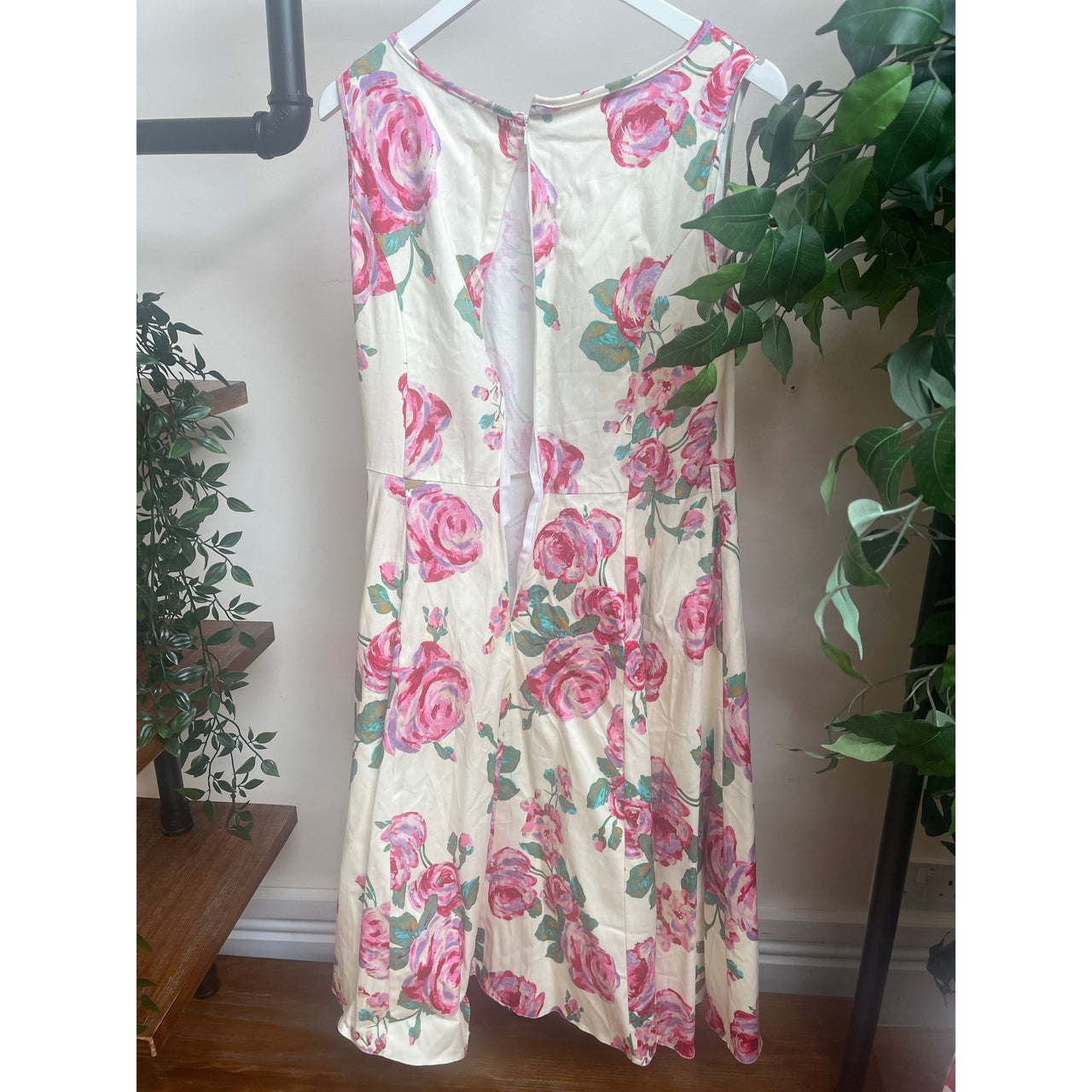 Hepburn Dress - Rose Painting (16), Lady V London