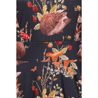 Thumbnail for Betty Dress - Autumn Hedgehog, Lady V London