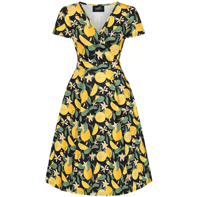 Lyra Dress - Lemons