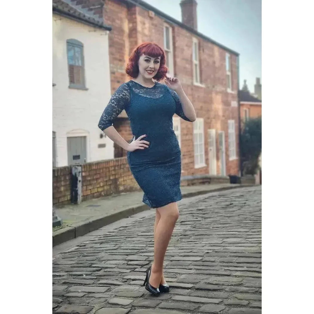 Beatrice Dress - Teal Lady Vintage Beatrice Dresses