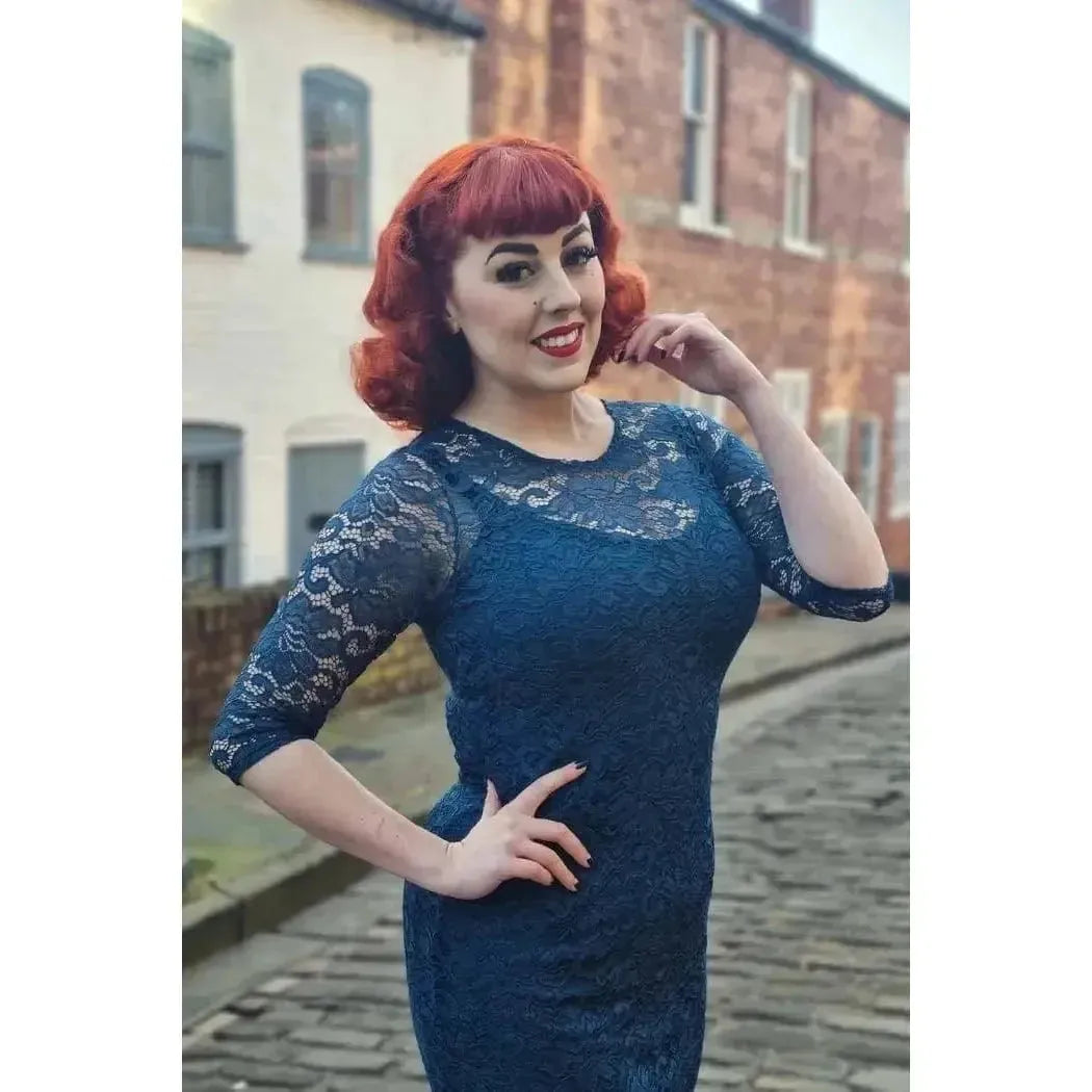 Beatrice Dress - Teal Lady Vintage Beatrice Dresses