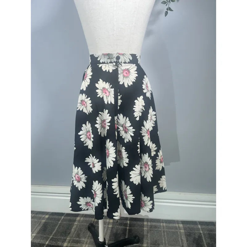 Lady V Skirt - Pink Daisies (08), Lady V London