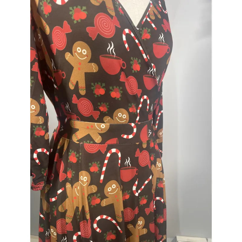 Lyra Dress - Gingerbread Cafe (16), Lady V London