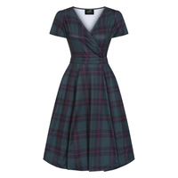 Thumbnail for Lyra Dress - Tartan, Lady V London