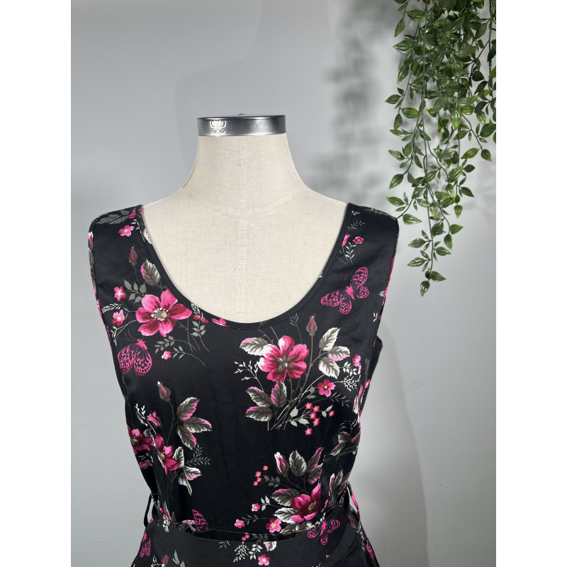 Lady V Dress - Pink Flowers and Butterflies (12), Lady V London