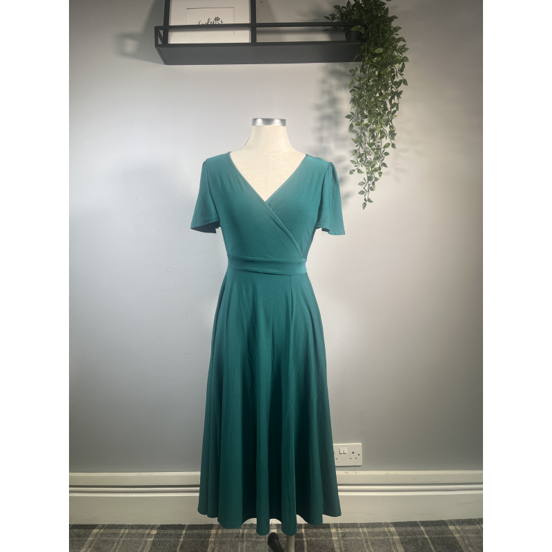 Lyra Dress - Teal (08), Lady V London