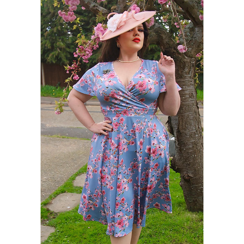 Lyra - Short Sleeve Dress - Sakura Bumble Bee