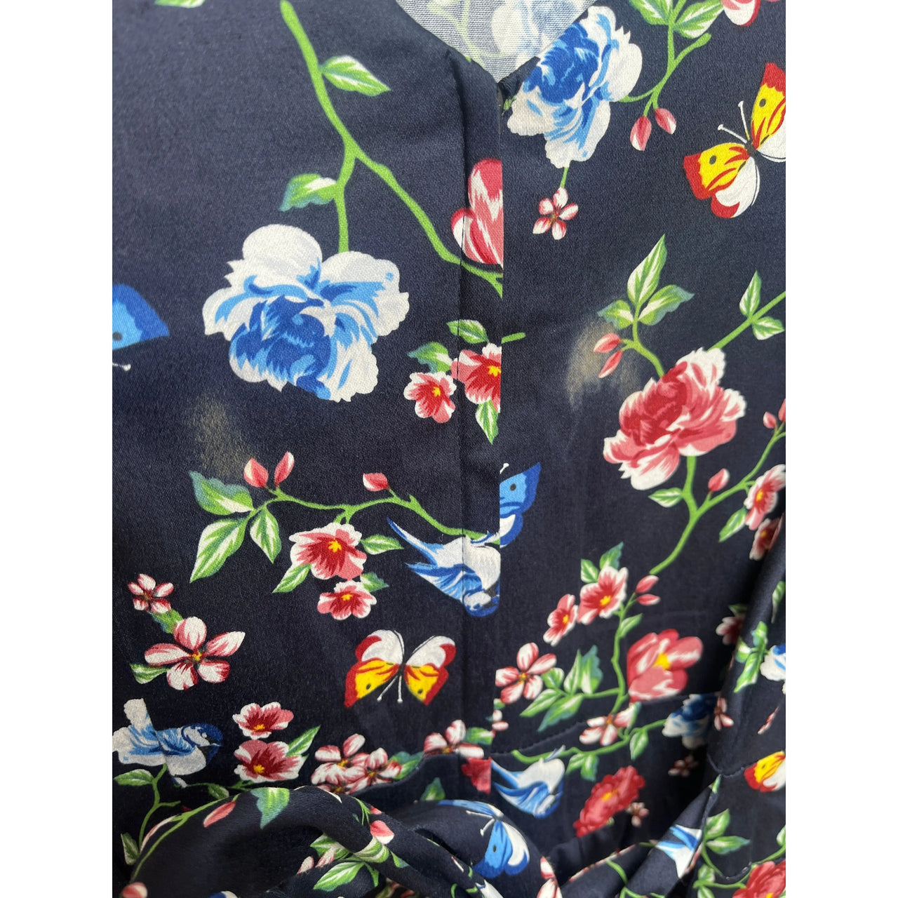 Tea Dress - Navy Wildlife (14), Lady V London