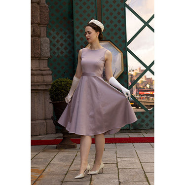 audrey hepburn long sleeve dress Audrey Hepburn Style Black Prom Dresses 2026 A-Line / Princess High Neck Puffy Short Sleeve Backless Floor-Length / Long Formal Dresses