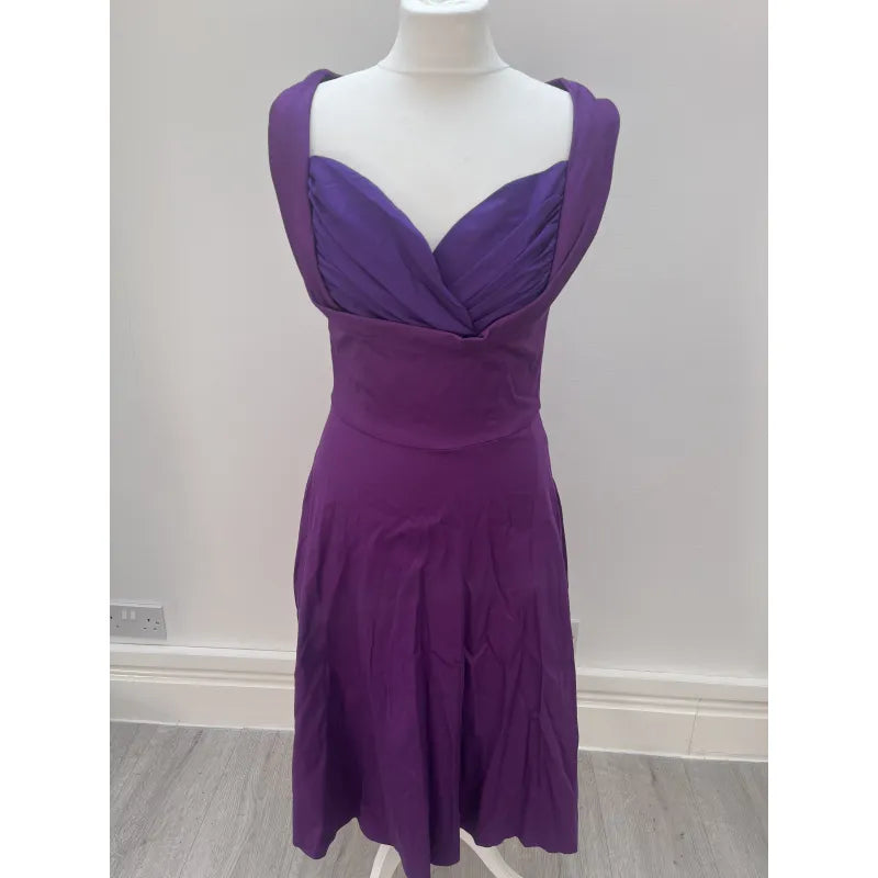 Lady V Dress - Royal Purple (10), Lady V London