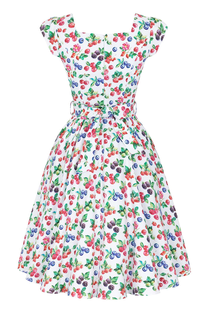 Swing Dress - Summer Berries, Lady V London