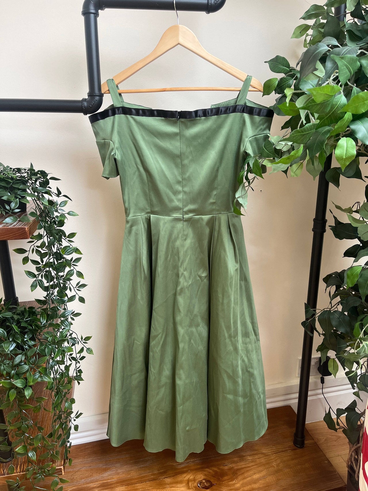 Carmelita Dress - Emerald Green (18) 18 Lady Vintage London Outlet