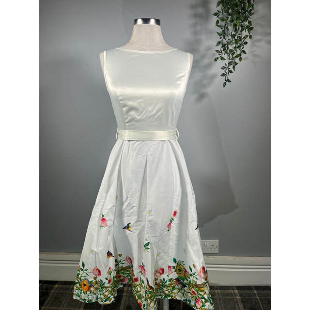 Hepburn Dress - Rose Garden (08), Lady V London